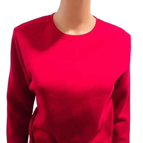 Women's Red Crewneck Sweatshirt - size pp - Picture 8 of 13